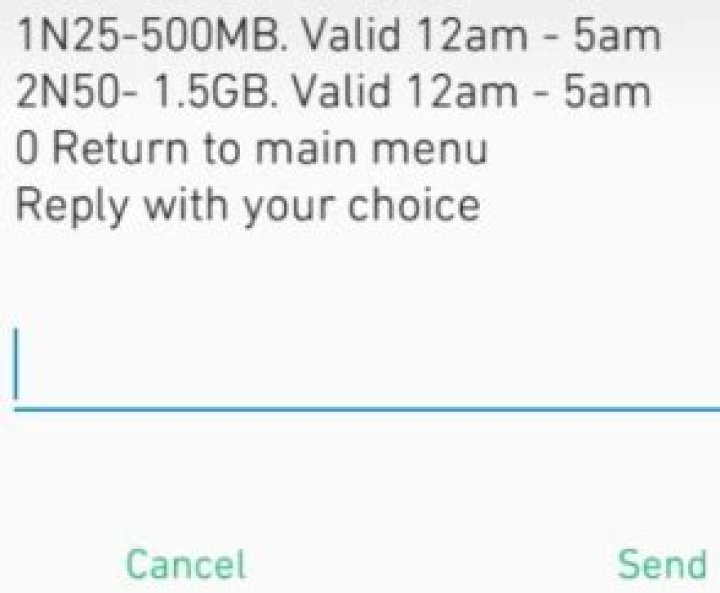 Airtel Night Plan: Airtel 500MB for N25 and 1.5GB for N200