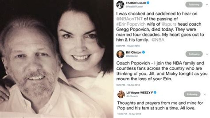 Gregg Popovich Wife 2022 – Has He Remarried After Partner Erin Popovich Death?