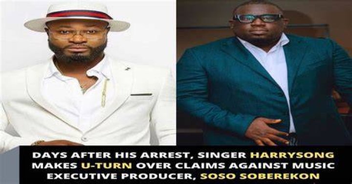 
Harrysong Is In Good Terms With The Music Executive Soso Soberekon 