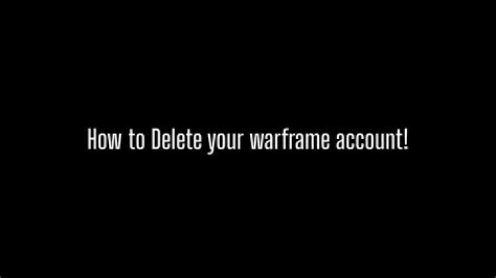 How to reset warframe account