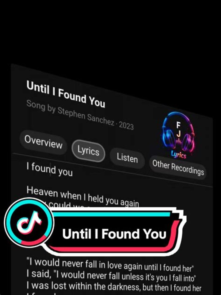 
I Found Life When I Found You Tiktok Song, Lyrics & Videos Compilations 