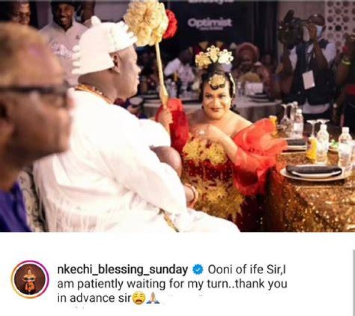 
I’m Patiently Waiting For My Turn – Actress, Nkechi Blessing Appeals To Ooni Of Ife 