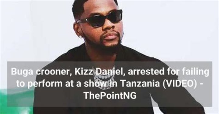 
Is Kizz Daniel Arrested In Tanzania For Refusing To Perform Buga At A Show? 