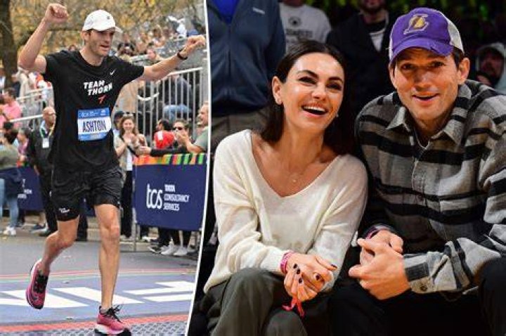 
Mila Kunis Says Ashton Kutcher Is Training Their Kids for a 5K After Inspirational NYC Marathon Run 