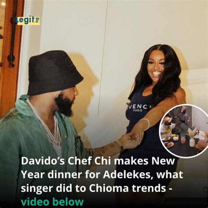 
“My Best Guy” – Chef Chi Says As She Shares Photo Of Herself With Davido 