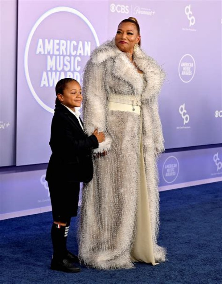 Queen Latifah Partner Eboni Nichols And Son Rebel