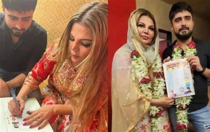 
Rakhi Sawant was publicly stomped by Adil Durrani. 