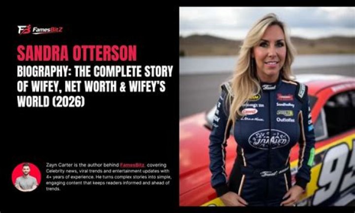Sandra Otterson’s biography, fact, career, awards, net worth & life story