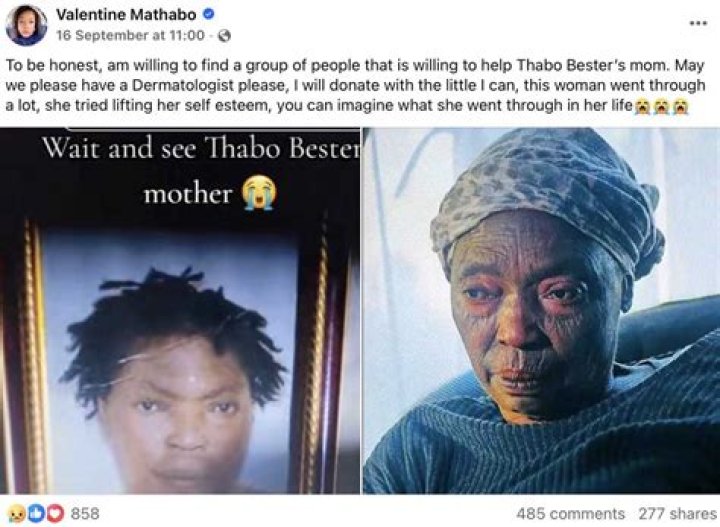 
Thabo Bester | Parents | Mother Maria Mabaso 