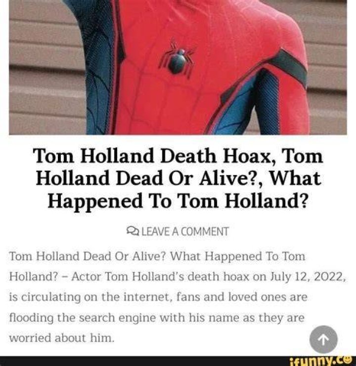 ‘TOM HOLLAND IS DEAD’ POST DEBUNKED AS ACTOR IS ALIVE AND DOING WELL IN 2022