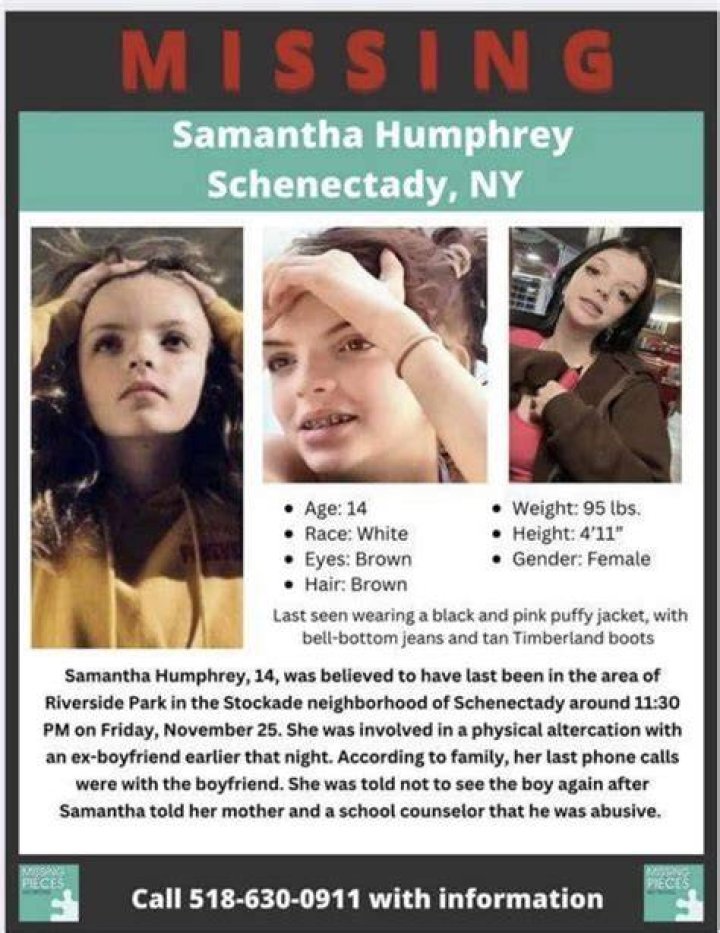 What happened to Samantha Humphrey? Body found in Mohawk river amid search for missing 14-year-old