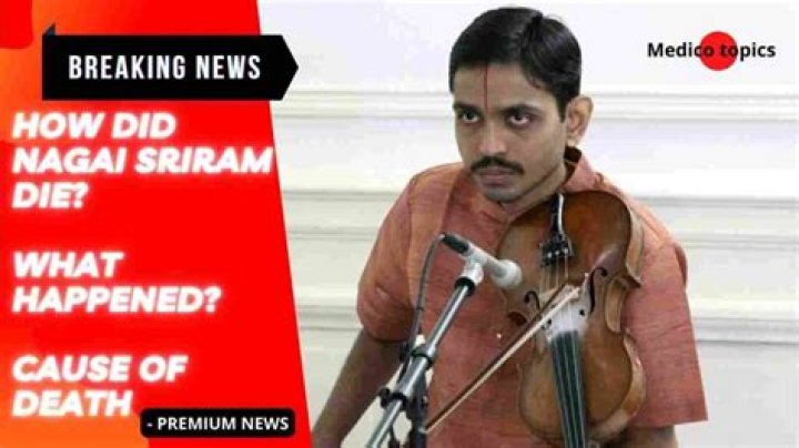 
Who Was Nagai Sriram? Know About The Musician’s Cause Of Death 